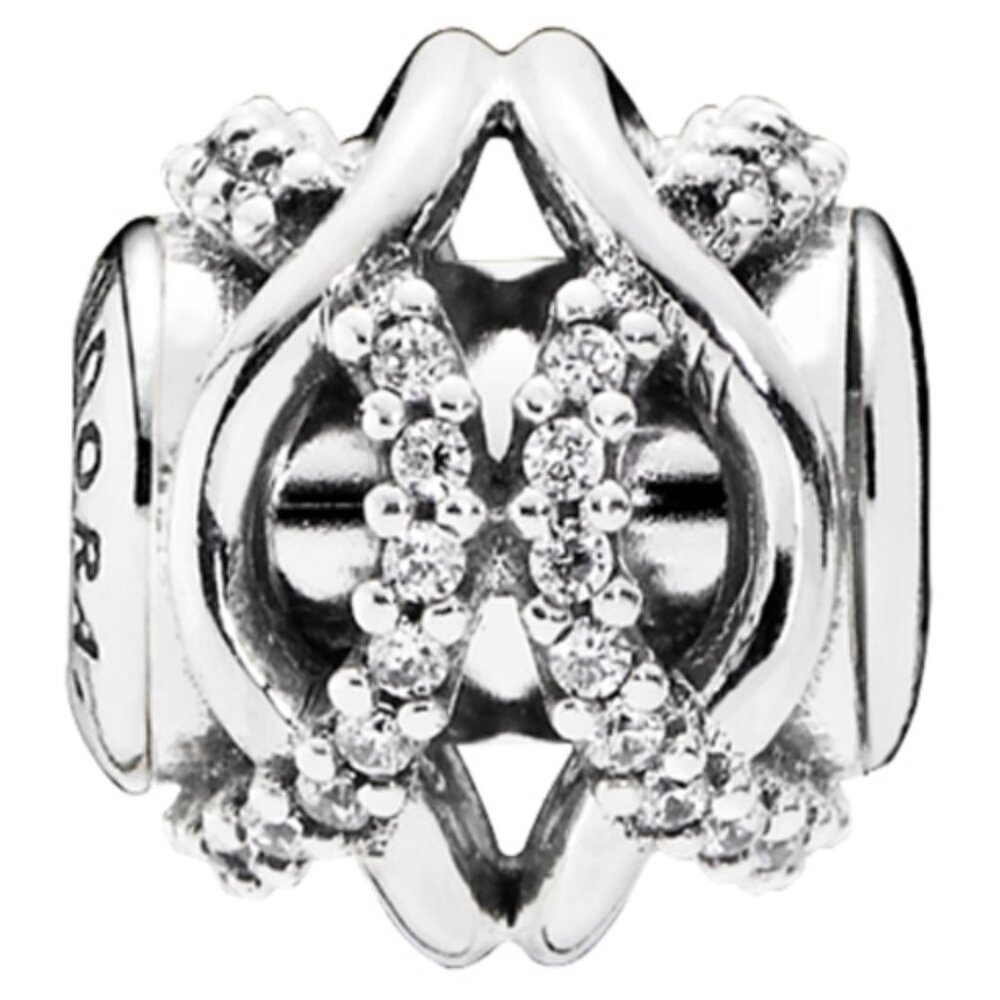 Pandora Silver Sparkling X Charm